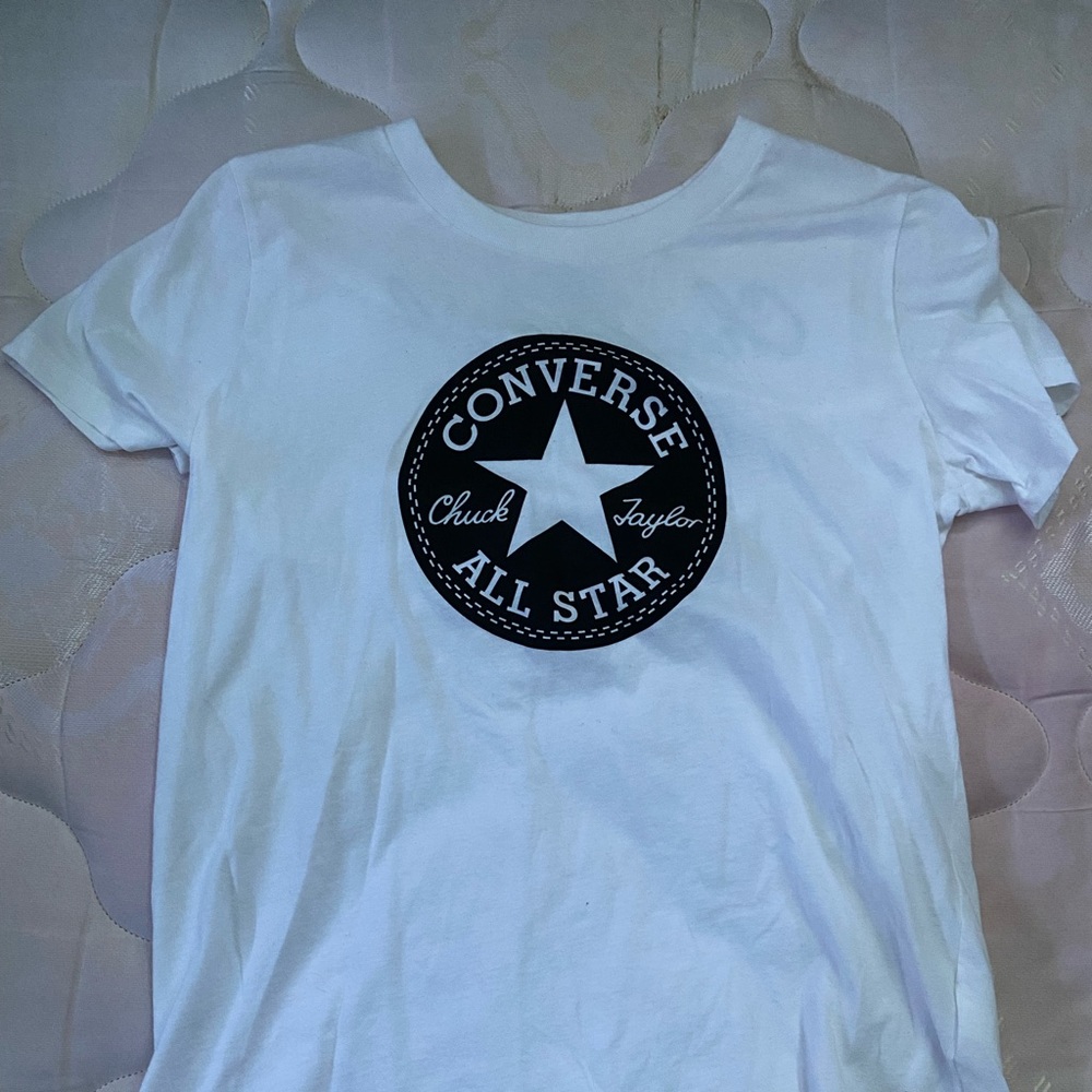 White Converse Shirt